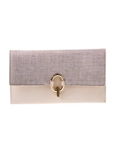 Leather Envelope Ecru Bag